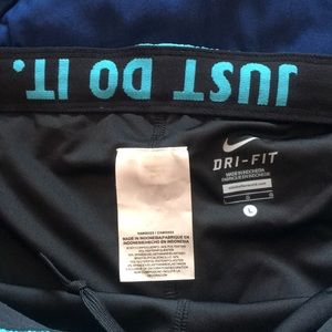 Nike Shorts - Light blue/ Teal Nike running shorts Nike Shorts - Light blue/ Teal Nike running shorts